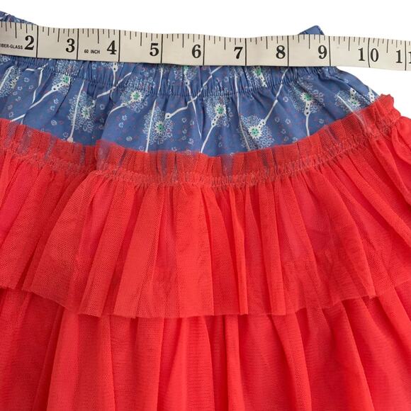 Matilda Jane Skirt Baby Girl Size 2 Amber Pink Tutu Twirl Red Tulle 182048 - Picture 6 of 7